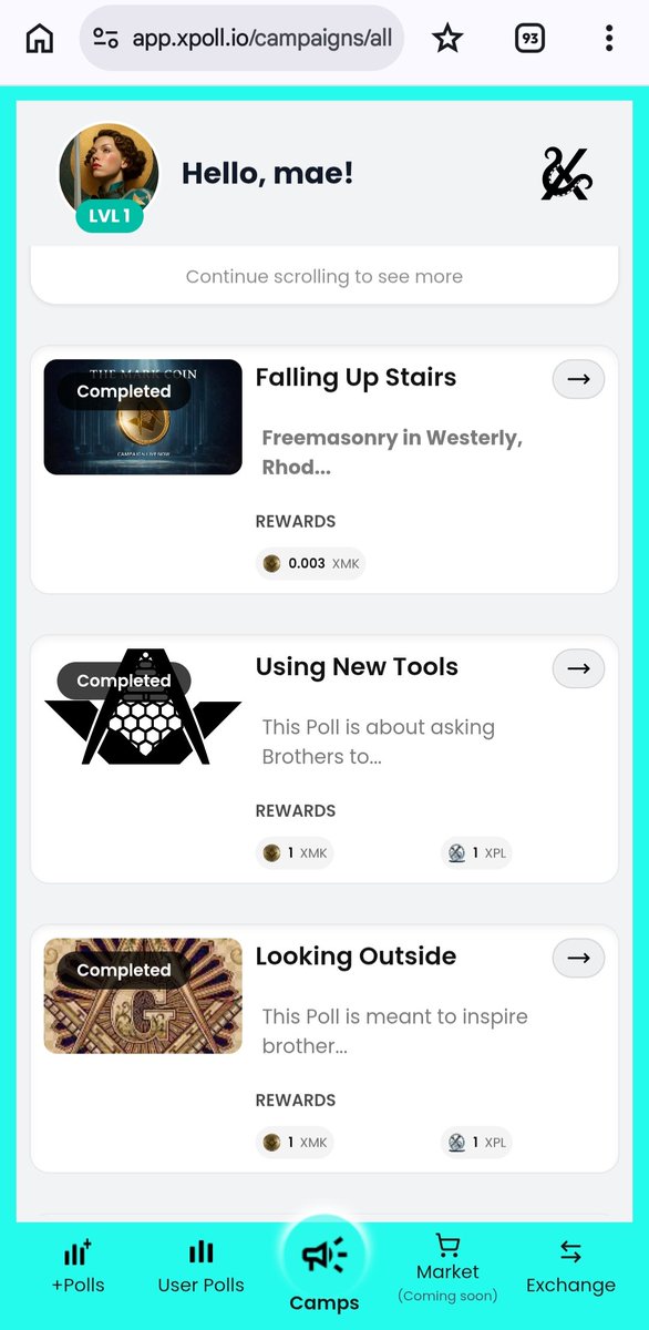 lovely_pac36527's tweet image. 🏛️ The Lodge is now open.

XPoll evolves from polling to distributed intelligence through THE MARK — a new layer built on pure signal.

Builders and architects of Web3, leave your mark.

@xpollplatform #TheLodge #TheMARK #XPoll