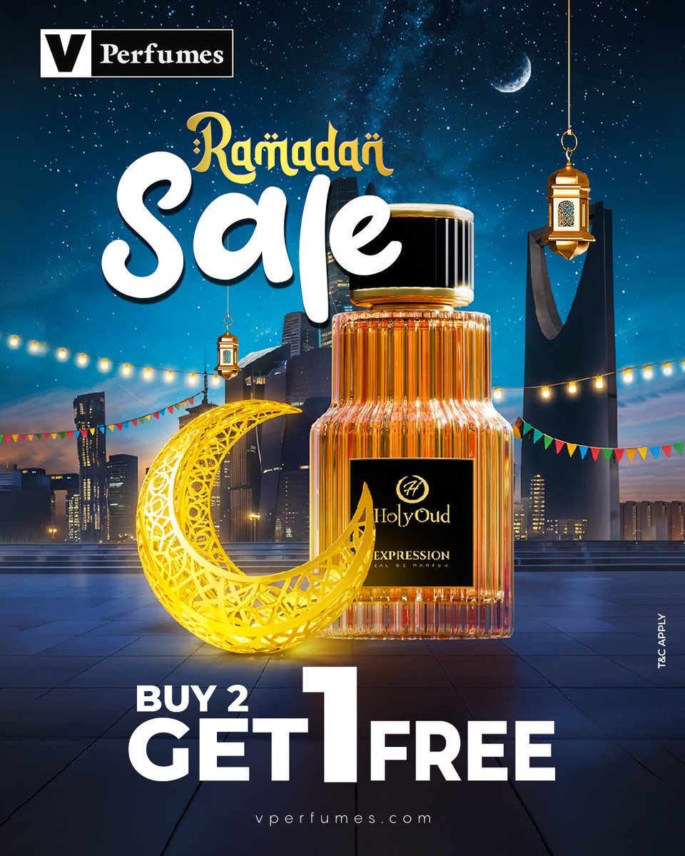 تنزيلات وعروض رمضان حاضرة بقوة في السعودية لدى في للعطور
اشتري عطرين واحصل على الثالث مجاناً من مجموعة واسعة من عطور مختارة
العرض متوفر في متاجرنا في المملكة وعلى الموقع الإلكتروني حتى نهاية شهر رمضان.

#vperfumes #perfumes #explore #fyp #fragrances #luxury