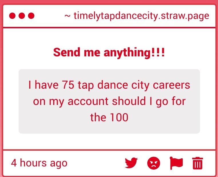 Timely Tap Dance City 💃 tweet media