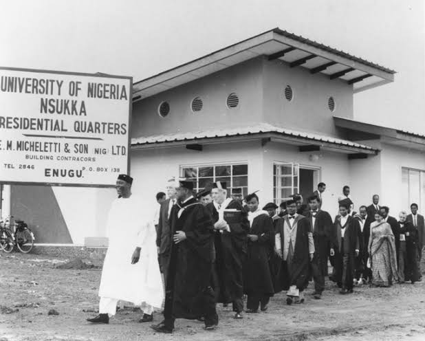 IgboHistoFacts's tweet photo. Did You Know?

The University of Nigeria, Nsukka (UNN) was the first indigenous university in Nigeria — not the University of Ibadan. The University of Ibadan was originally established as a college of the University of London and did not become a fully independent university until the late 1960s.

In contrast, the University of Nigeria was founded as an independent university on March 18, 1955 and was formally opened on October 7, 1960.

Retweet to educate someone