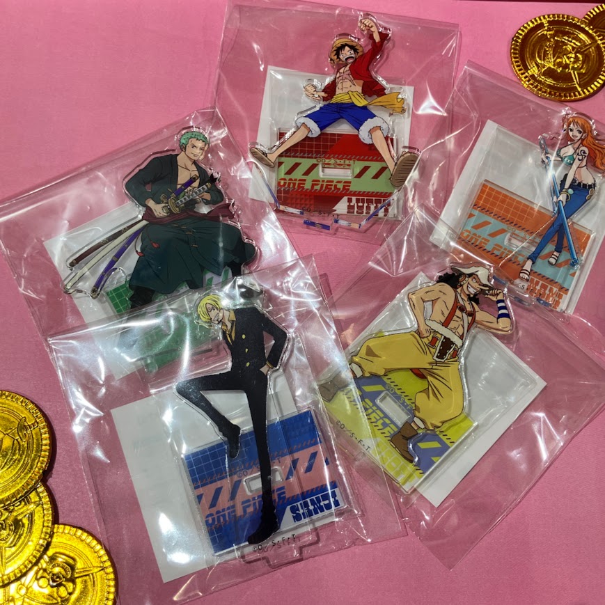 新商品】 MUGIWARA STORE ARTS アクリルスタンド ルフィ/ゾロ/ナミ