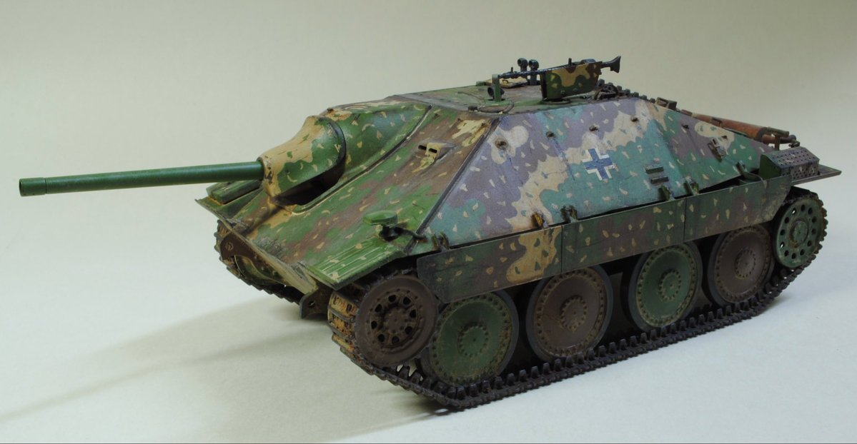 今月作ったプラモ晒そうぜ タミヤ1/35Hetzer リソクラフト.タイダウン