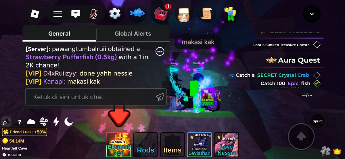 Ruii || FISH IT || @ after dm tweet media