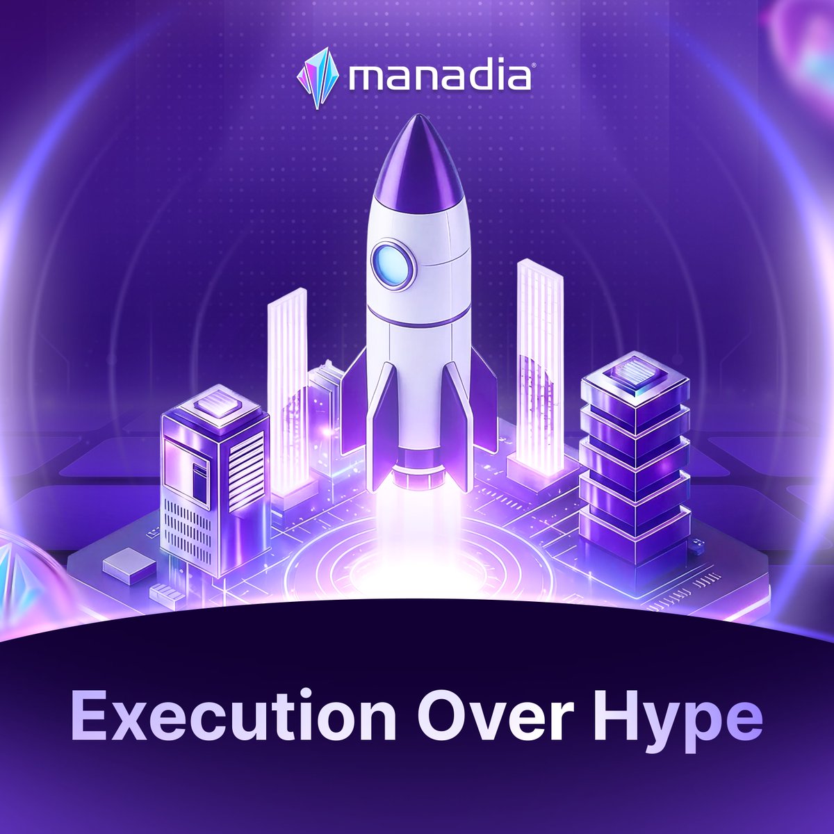 paywithmana's tweet photo. Innovation often highlights what’s visible — new interfaces, new features, new tokens.

But long-term systems are defined by how well they execute under pressure.

manadia is built to reduce dependency on trust and strengthen settlement integrity across fragmented digital environments.

Smarter systems matter.
Proven execution matters more.