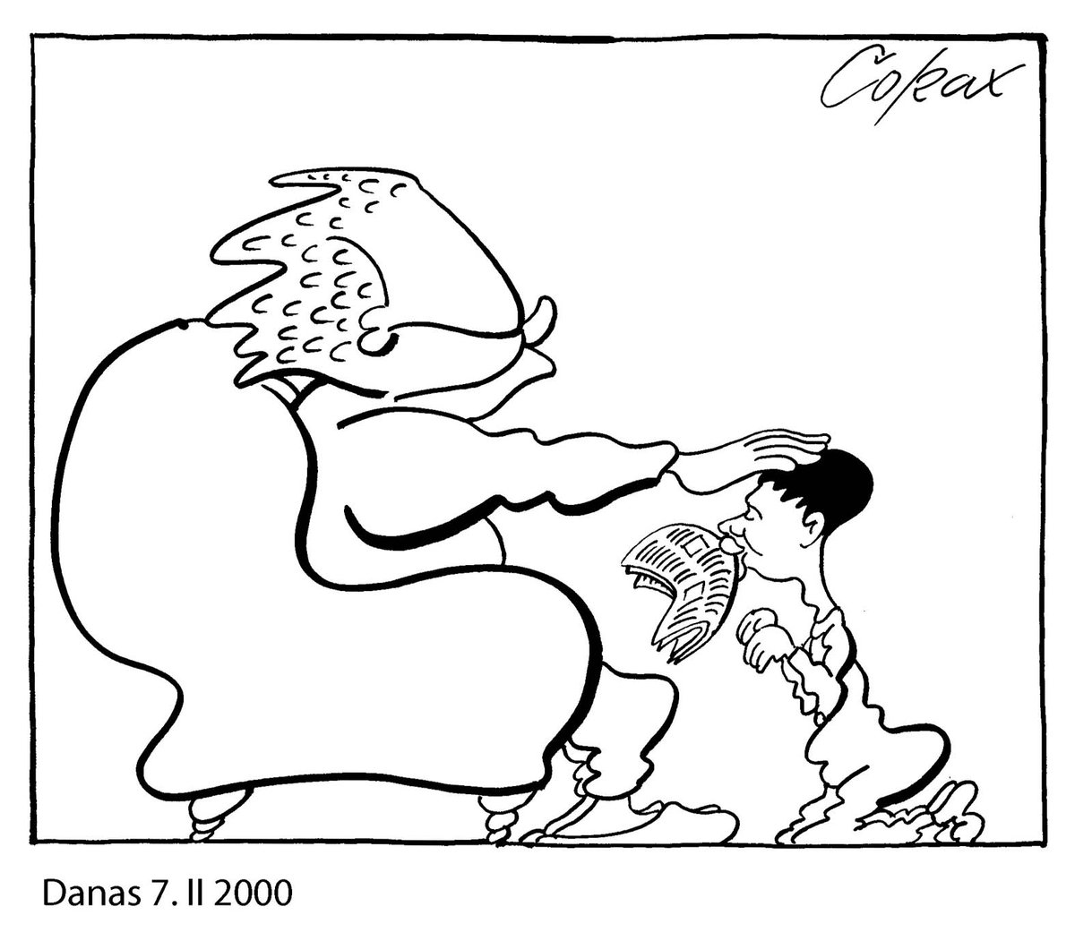 OnlineDanas's tweet image. Više #Corax karikatura pogledajte na portalu #Danas danas.rs/corax/