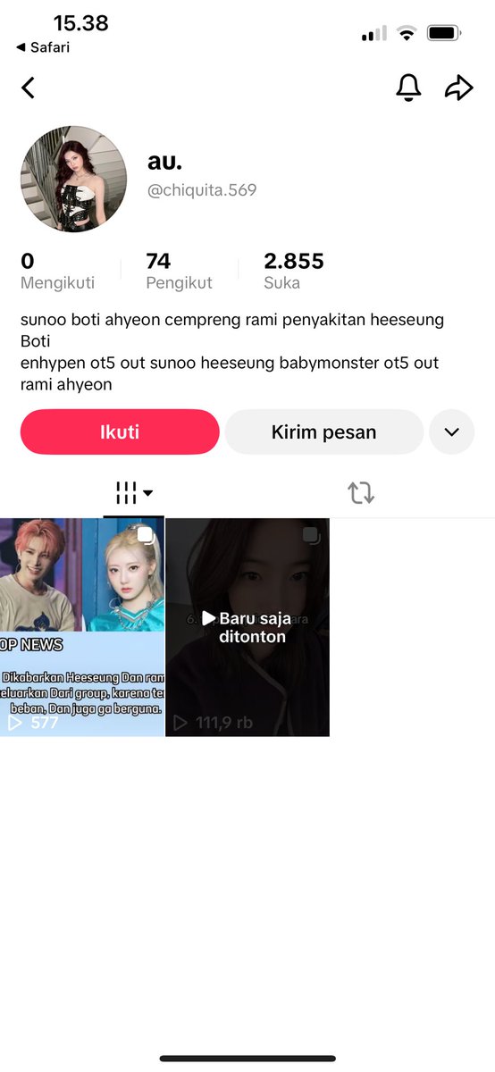 AHYEON INDONESIA tweet media