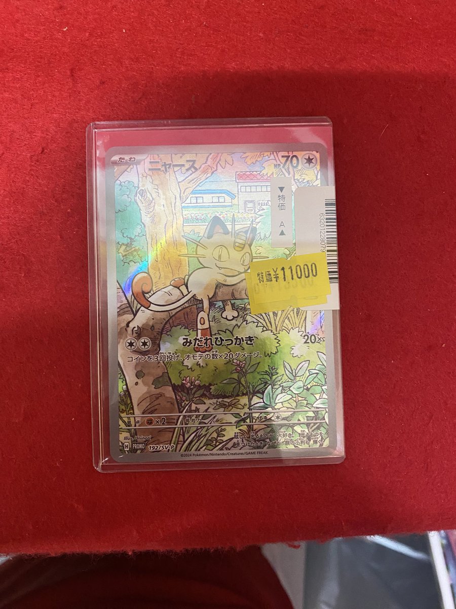 📣特価情報📣 ニャースSAR ￥1⃣1⃣0️⃣0️⃣0️⃣ 微キズありの商品