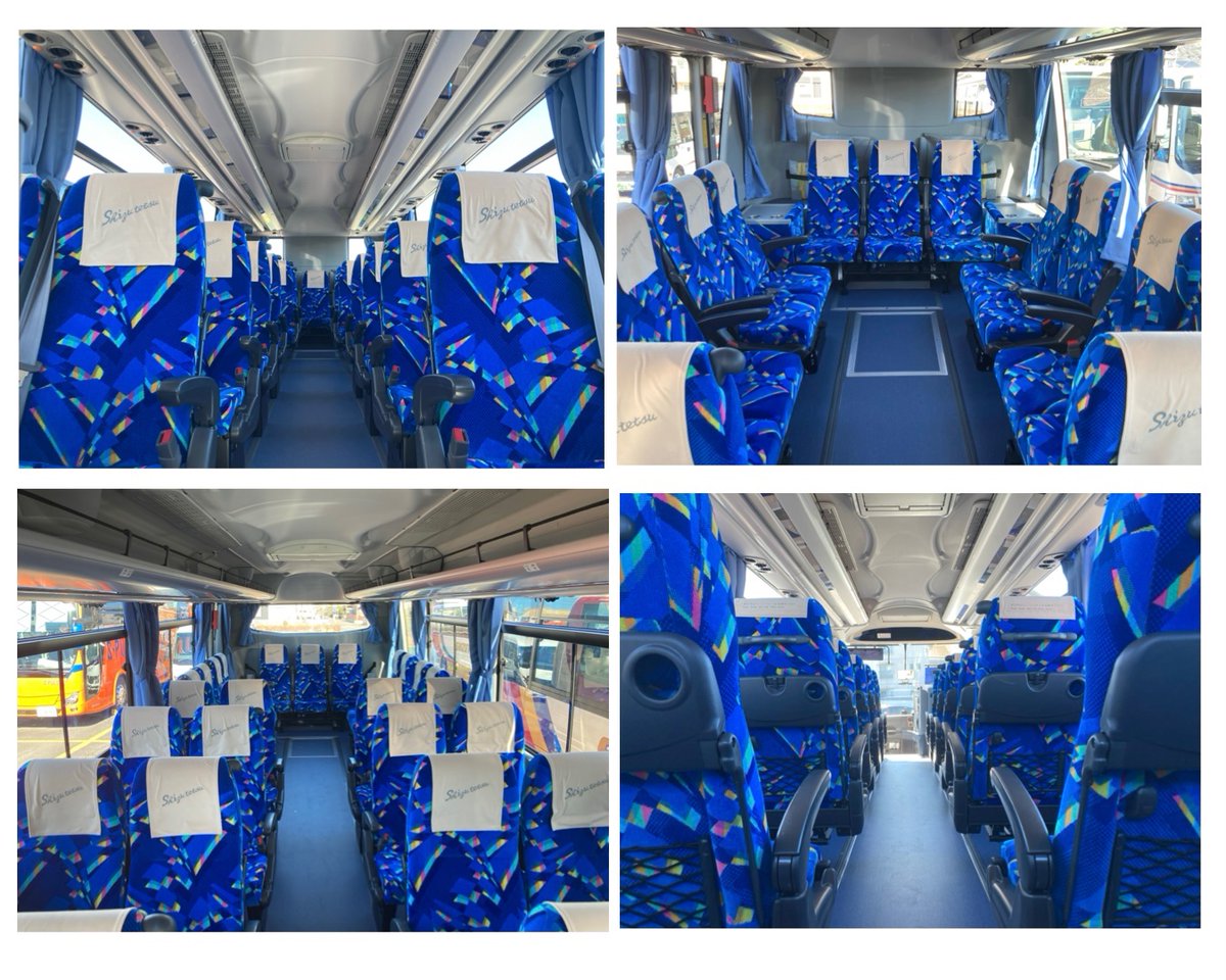 joystepbus's tweet photo. お待たせしました✨
先日納車された新車ご紹介🤗

中型観光バスは今後国内では生��終了となる為、当社はこの機会に2台導入💁‍♀️
最後にして最新の😆希少な2台💪

掛川営業所は実に８年ぶりの新車🚌

皆さまと新しい思い出を作れる日々を楽しみにしています🫶

#静鉄観光バス #日野セレガ #いすゞガーラ https://t.co/l9e7NKKkNh