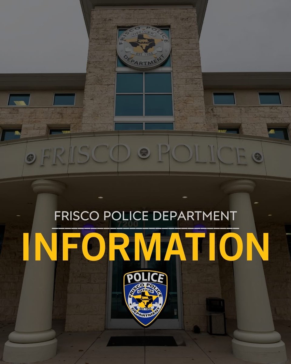 Frisco Police tweet media