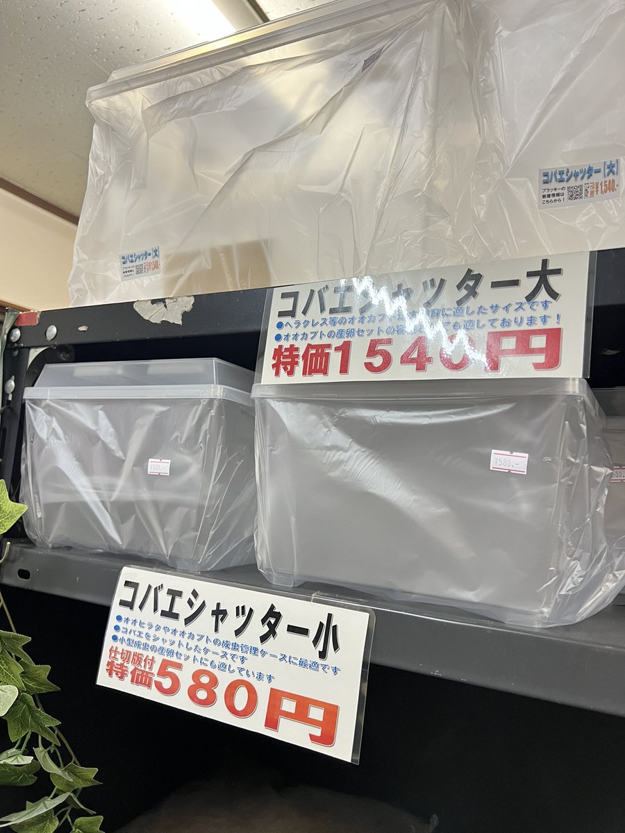 お待たせ致しました！ コバエシャッターの小が入荷いたしました