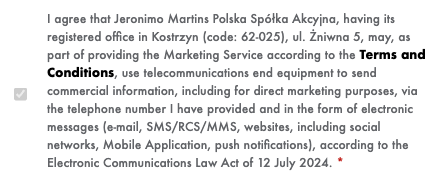 _piotr's tweet photo. Czy ktoś wie, jak wycofać zgodę marketingową w @BiedronkaPolska , której nie wyrażałem? https://t.co/ZKB8mt56f7