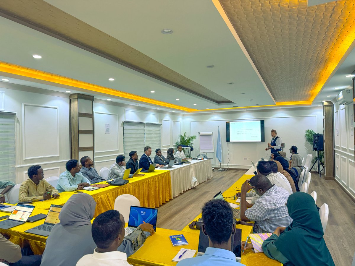 SomaliDRB's tweet photo. SDRB yesterday concluded a planning exercise to develop its 2026 work plans, aligned with the newly developed Strategic Plan. Led by President Hodan Osman, it brought together staff and external consultants to establish and validate priority 2026 activities. https://t.co/AqYbvFIoLp