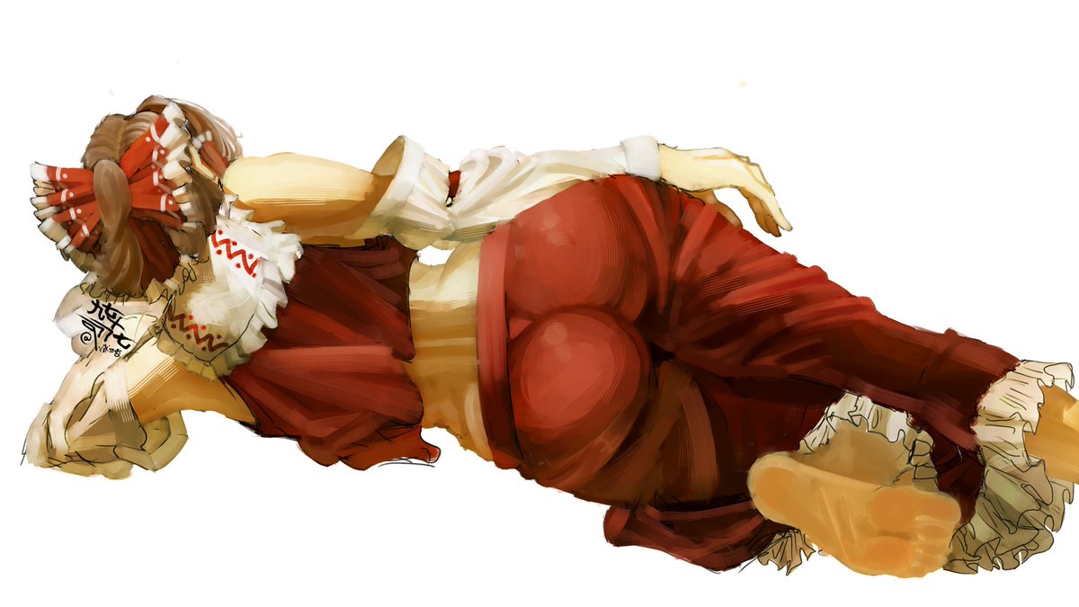 霊夢さん （休憩中）
#東方Project #博麗霊夢