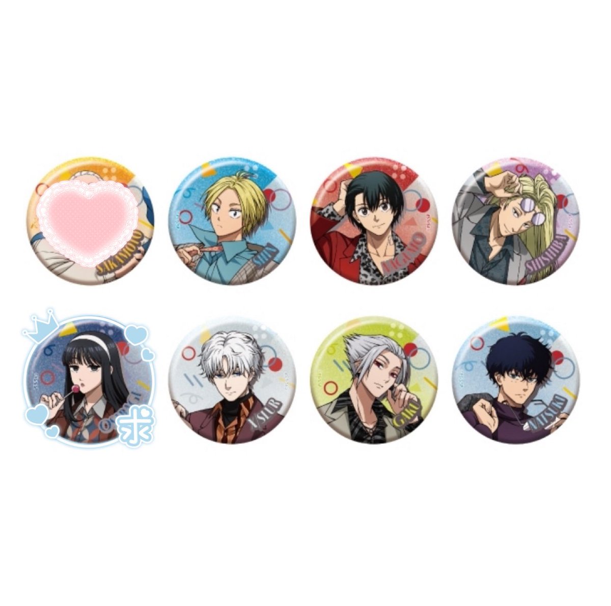 SAKAMOTO DAYS サカモトデイズ サカデイ レトロファッション 缶バッジ