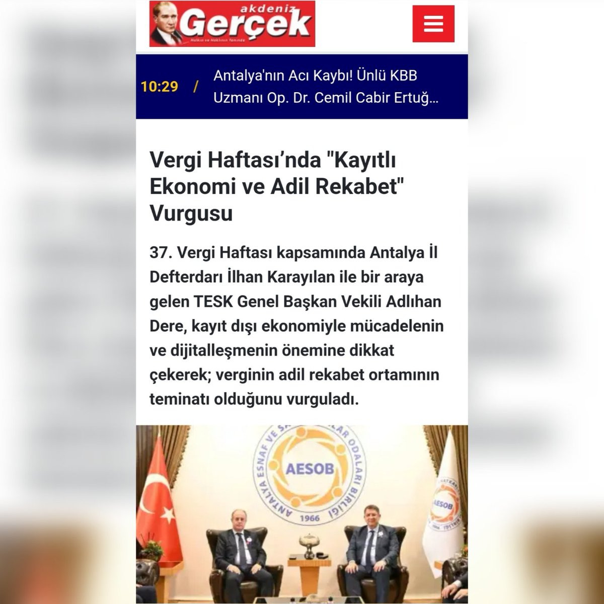 Antalya Esnaf ve Sanatkarlar Odaları Birliği tweet media