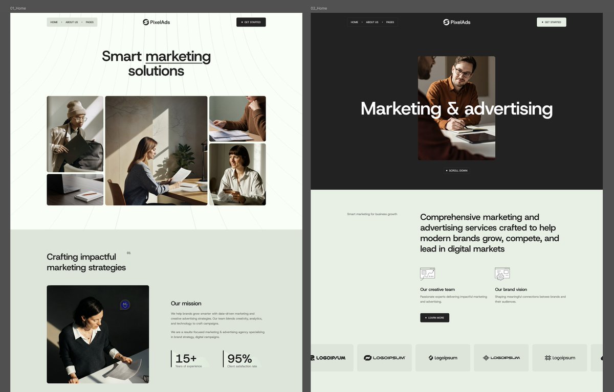 Digital Marketing Website Design.
Webflow: webflow.com/templates/html… 

Feel free to criticise the quality or the animation 🤟