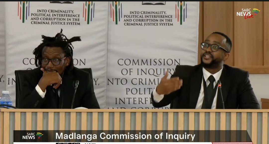 pinkykhoabane's tweet image. Sick Notes Shenanigans 
🚨 #MadlangaCommission Drama: After Sibiya's exhausting 5-day "Safari" testimony- imps, ducks, &amp;amp; deflections galore - a Crime Intel witness pulls the ultimate dodge: ILLEGIBLE sick note! 😷📝 Commissioners are FED UP. #MadlangaCommission 
Below: Matlala