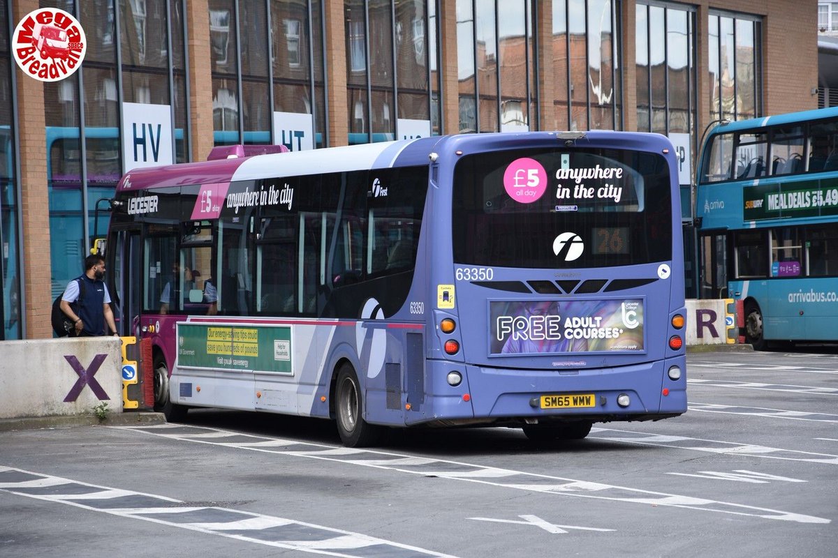 megabreadvan's tweet image. First Midlands SM65WMW Wrightbus Streetlite  - Haymarket Bus Station, Leicester - May 3, 2023.
#firstbus #wrightbus #leicester
flickr.com/photos/megabre…