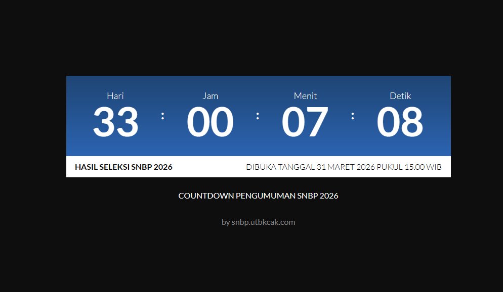 INFO SNBP & SNBT 2026 tweet media