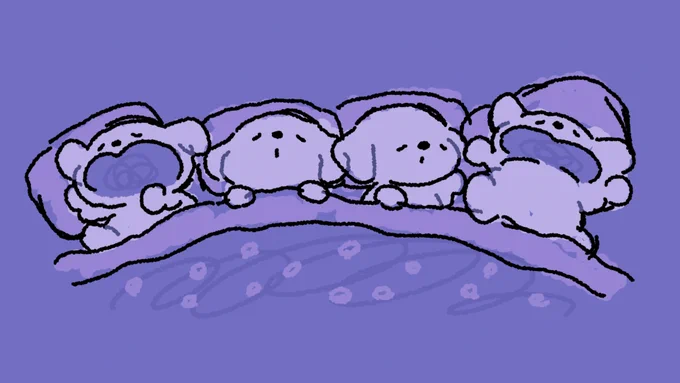 たくさん寝るの大好きいぬ