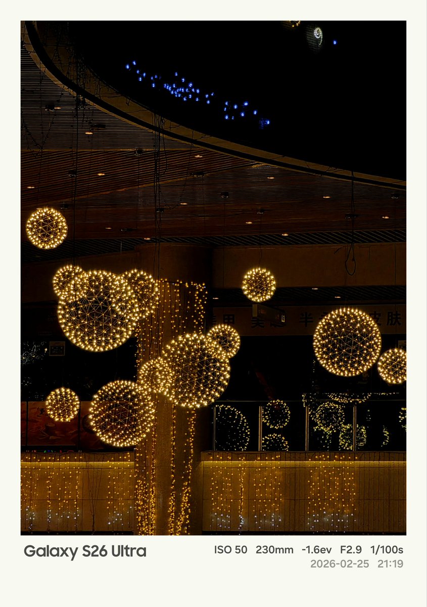 Gm_t18's tweet image. Samsung Galaxy S26 Ultra Night Photography ✨

In some of these shots the EV has been reduced probably to get a better results, since the photos so far have been extra bright.

Do share your thoughts below.....