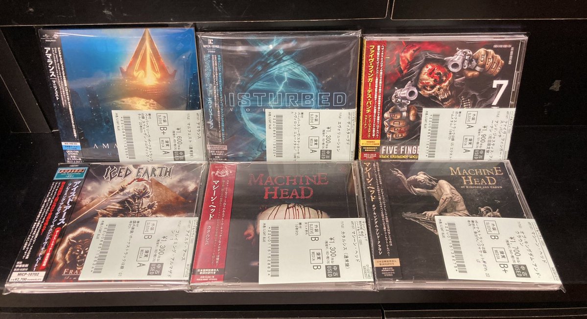 ✨中古品新着情報✨ AMARANTHE、DISTURBED、FIVE FINGER DEATH PUNCH