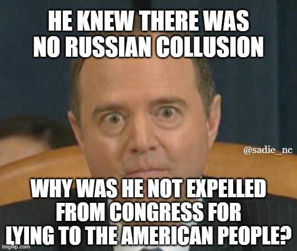 Sadie_NC's tweet photo. He lied to this nation and cost millions on an investigation he knew was fake. Why is he still in Congress, and better yet, why is he still walking free? https://t.co/7MIgJWexBn