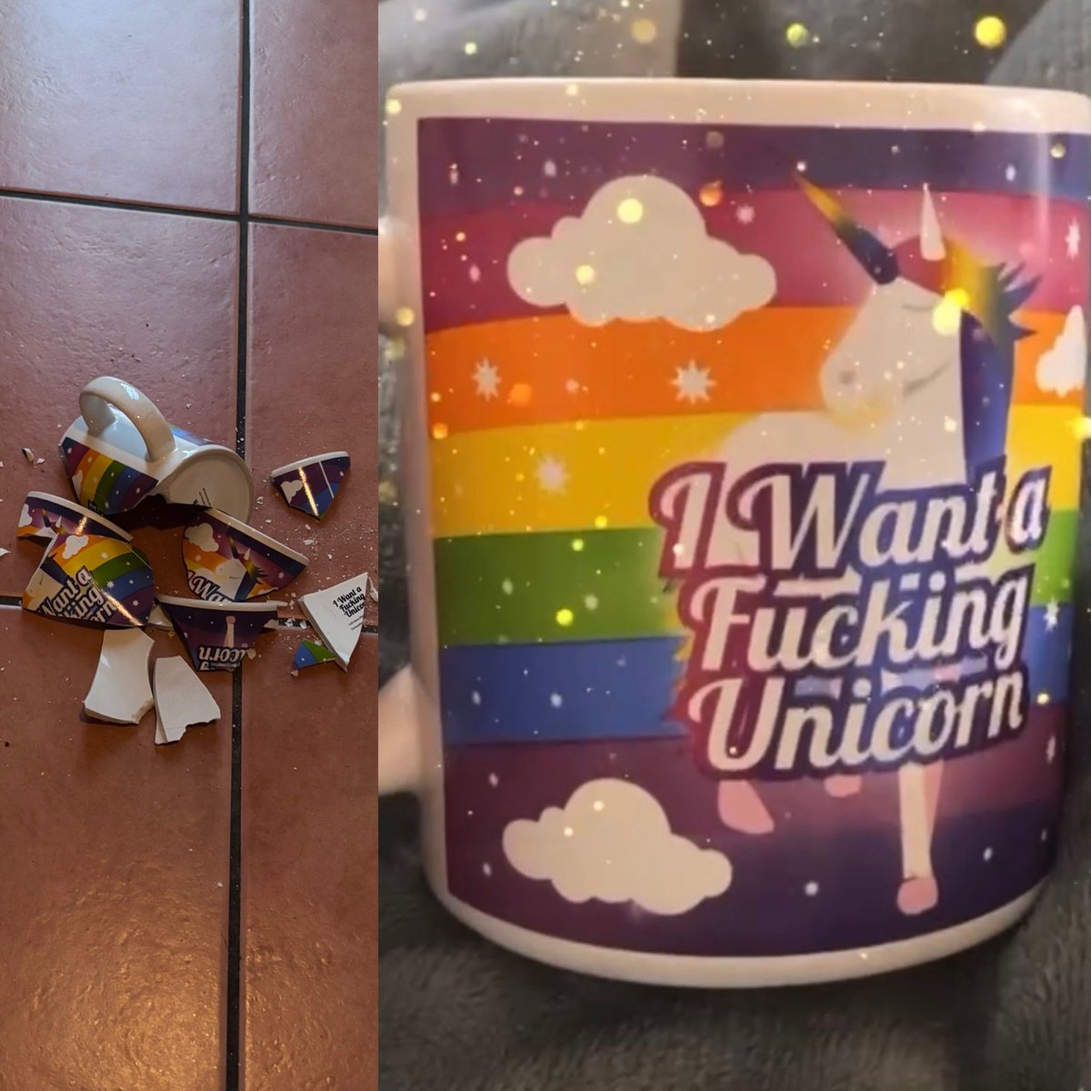 Es gab ein Unglück im Hause!
Meine ABSOLUTE Lieblingstasse ist zerbrochen 😩😭
Bitte, bitte Ihr Tassensammler, vielleicht hat ja noch einer dieses tolle Exemplar irgendwo rumstehen. 
Gerne teilen. 
Ihr würdet mich sehr glücklich machen.