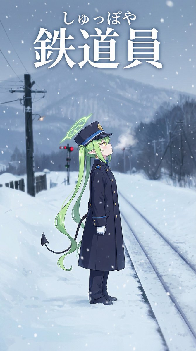 ブルーアーカイブのノゾミに
名作映画
鉄道員（ぽっぽや）
主演　高倉健

のパロ