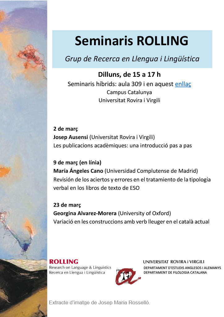 Research on Language and Linguistics (URV) tweet media