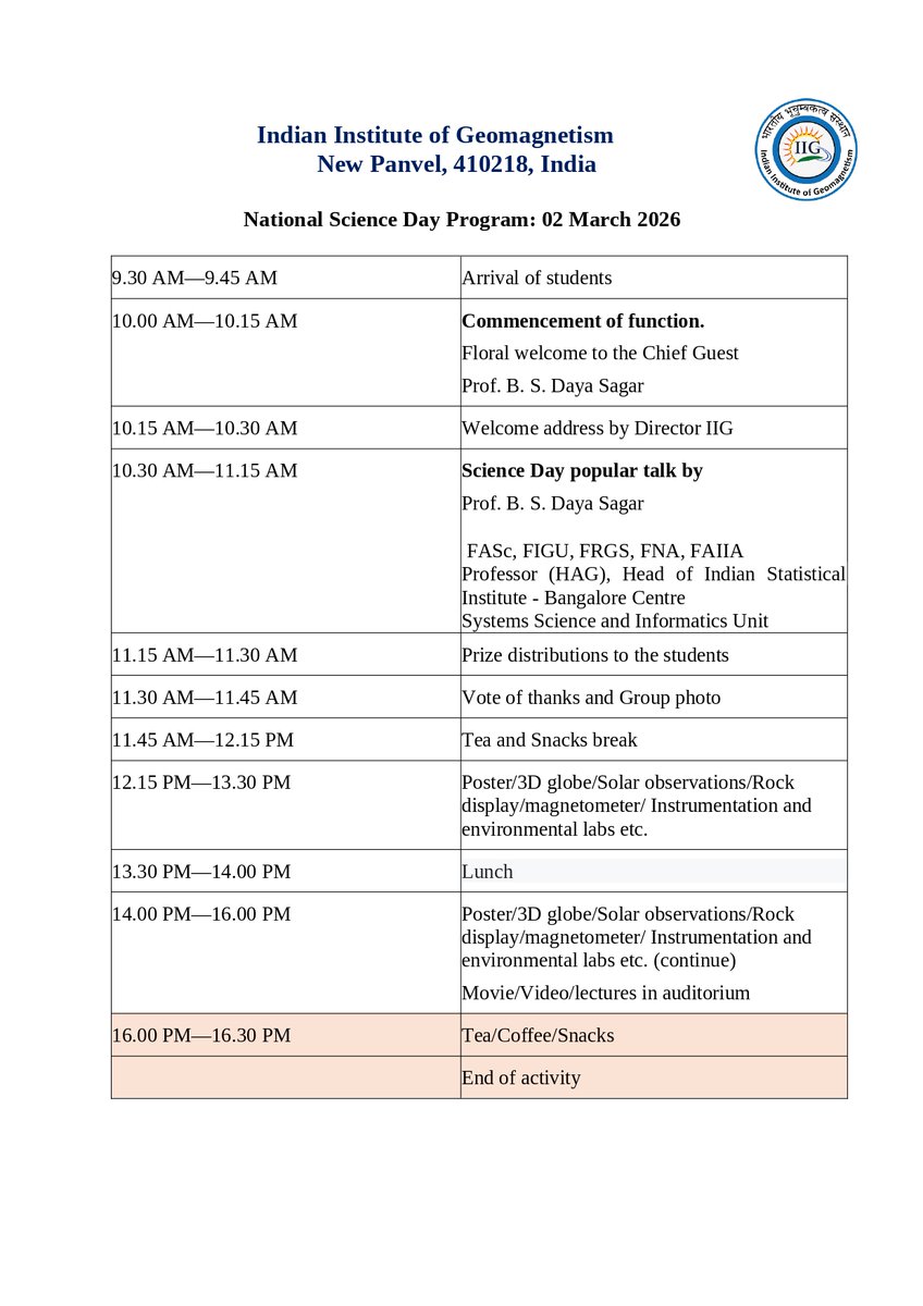 Indian Institute of Geomagnetism tweet media