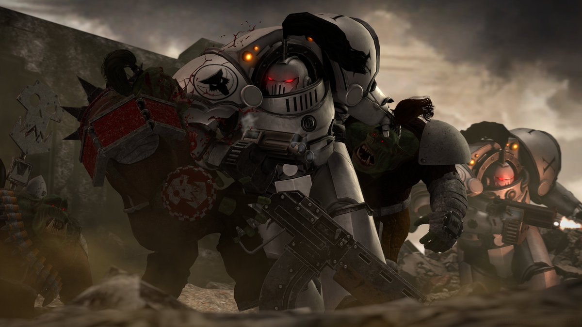 BlunderSFM's tweet photo. "We are the Guards of the new world order, We are the Soldiers, the Legion of light"
#SourceFilmmaker #SFM #WarhammerArt #warhammer40k #WarhammerCommunity #warhammer40000 #warhammer30k #lunawolves https://t.co/NlHykzPLaI