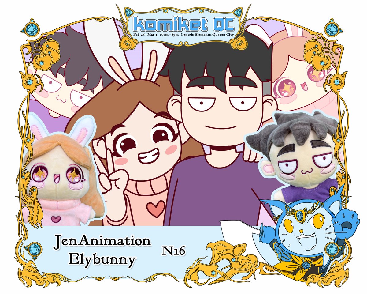elybunbun's tweet photo. We're back selling merch!
First Art Market since 2023

See you this weekend at @KomiketPH 
🗓️Feb 28-Mar 1
🕛10am to 7pm
📍Centris Elements, Quezon City https://t.co/PoHUFJHqAQ