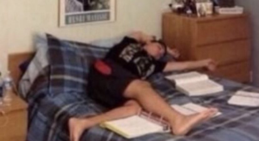 “Let me just close my eyes for a bit” 

2 hours later: