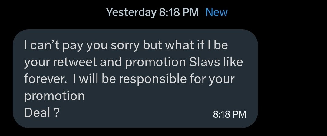 Gtfoh with this bs
Only deal I'm interested in is draining your wallet
