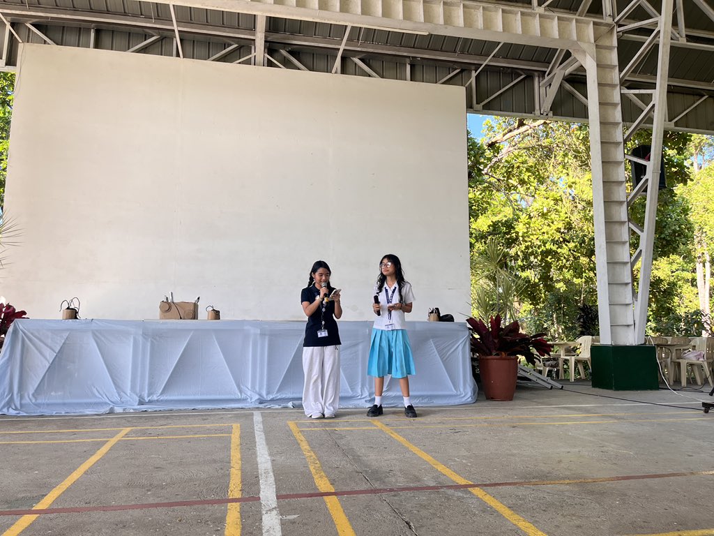 uprhstr's tweet photo. #LOOK | Hosts Jamila Daryn David and Heaven Leigh Pecho have officially begun LIYAB 2026, the closing program for Hasik. https://t.co/SELcmxgJC7