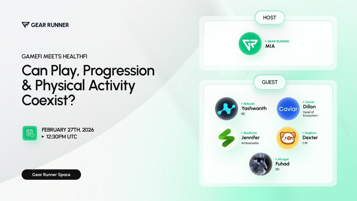 Gear Runner | M2E tweet media