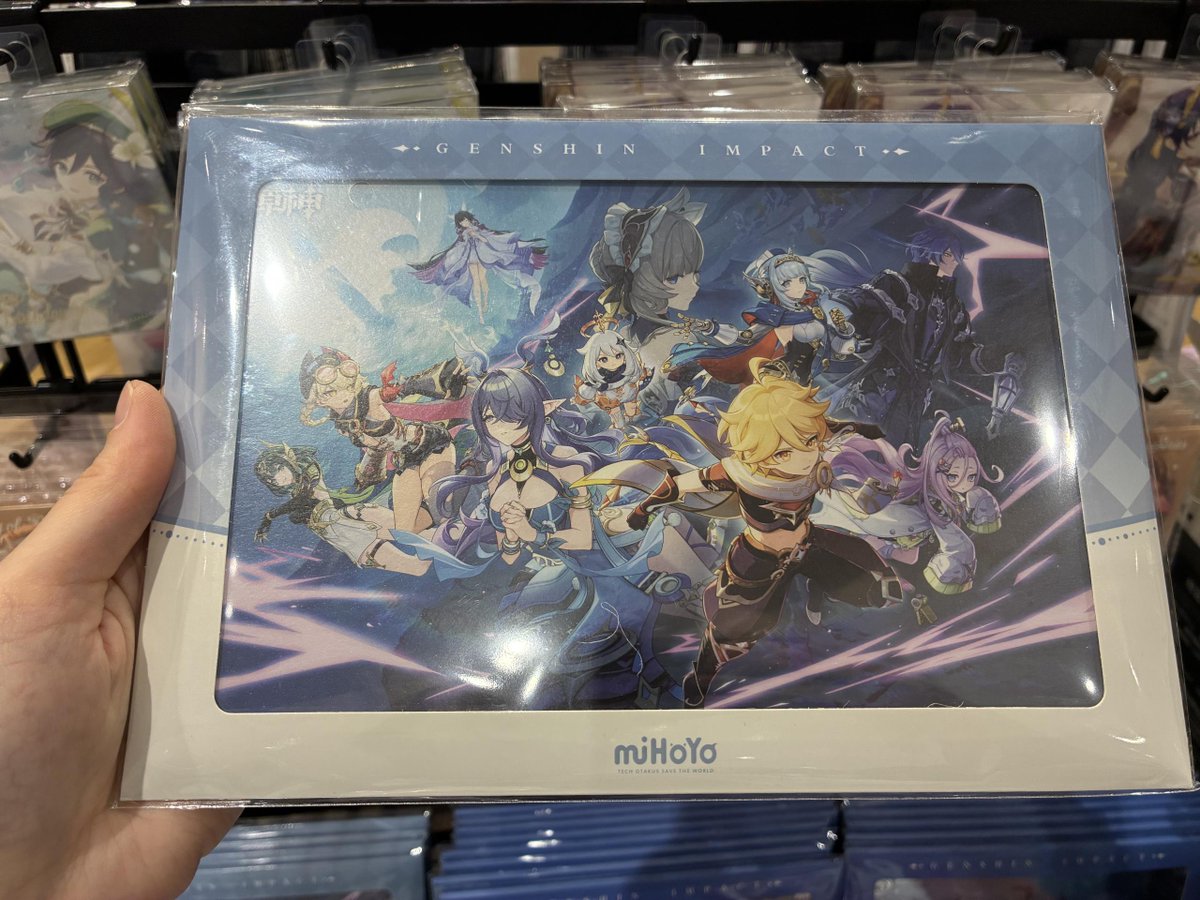 ✨ #原神 新入荷 ✨ 白銀の狼と蒼林の枚 色紙とアクリル色紙が入荷しま