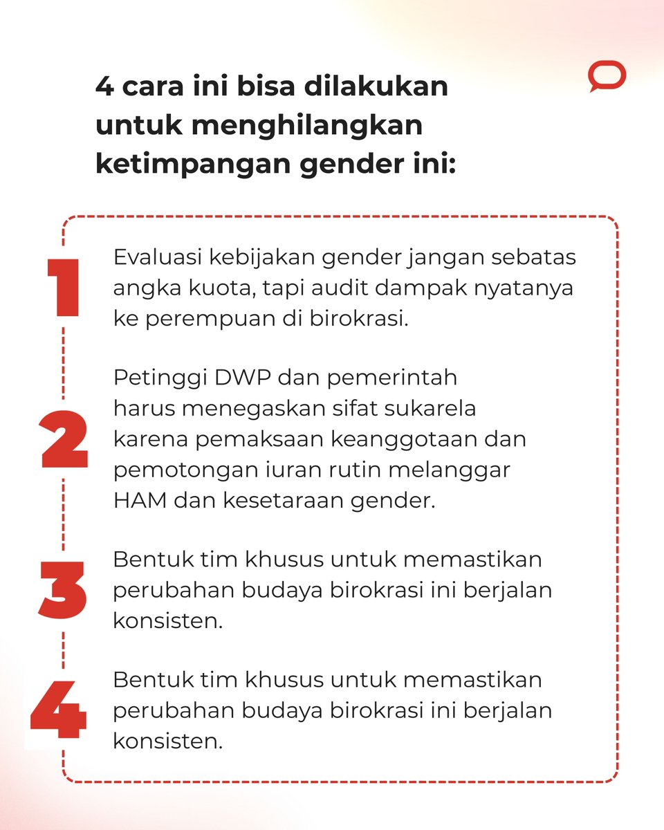 Menurutmu, apa yang harus dilakukan institusi untuk menghapus budaya ini?
