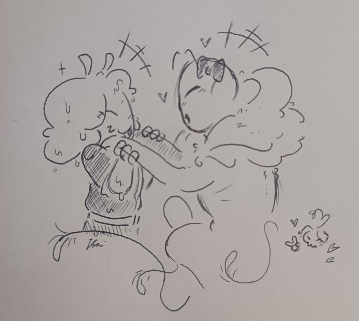 Syllimar's tweet photo. Phil, Mcc and Seb are adopting everyone lol
Emily will be happy about this
@BwomboLombo 
.
#preasure #oc https://t.co/39ANLgrPhN