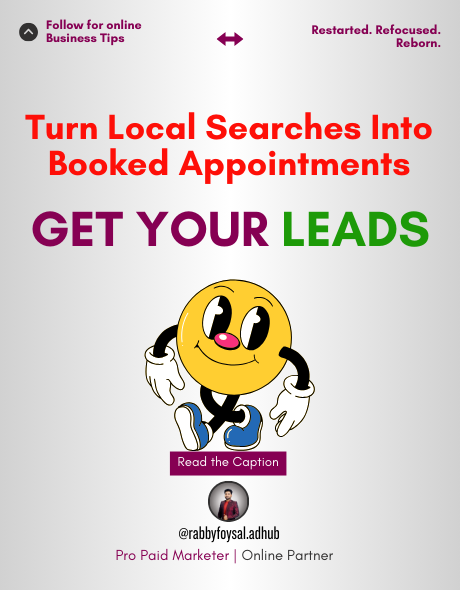 Rabby_AdHub's tweet photo. But most local campaigns fail because of:
• Poor keyword targeting
• No location precision
• Weak ad copy
• No proper conversion tracking
#GoogleLeadAds
#LocalLeadGeneration
#GoogleAdsExpert
#LocalBusinessMarketing
#ServiceBusinessGrowth
#PPCManagement
#LeadGenerationExpert https://t.co/ibqXVrbbc9