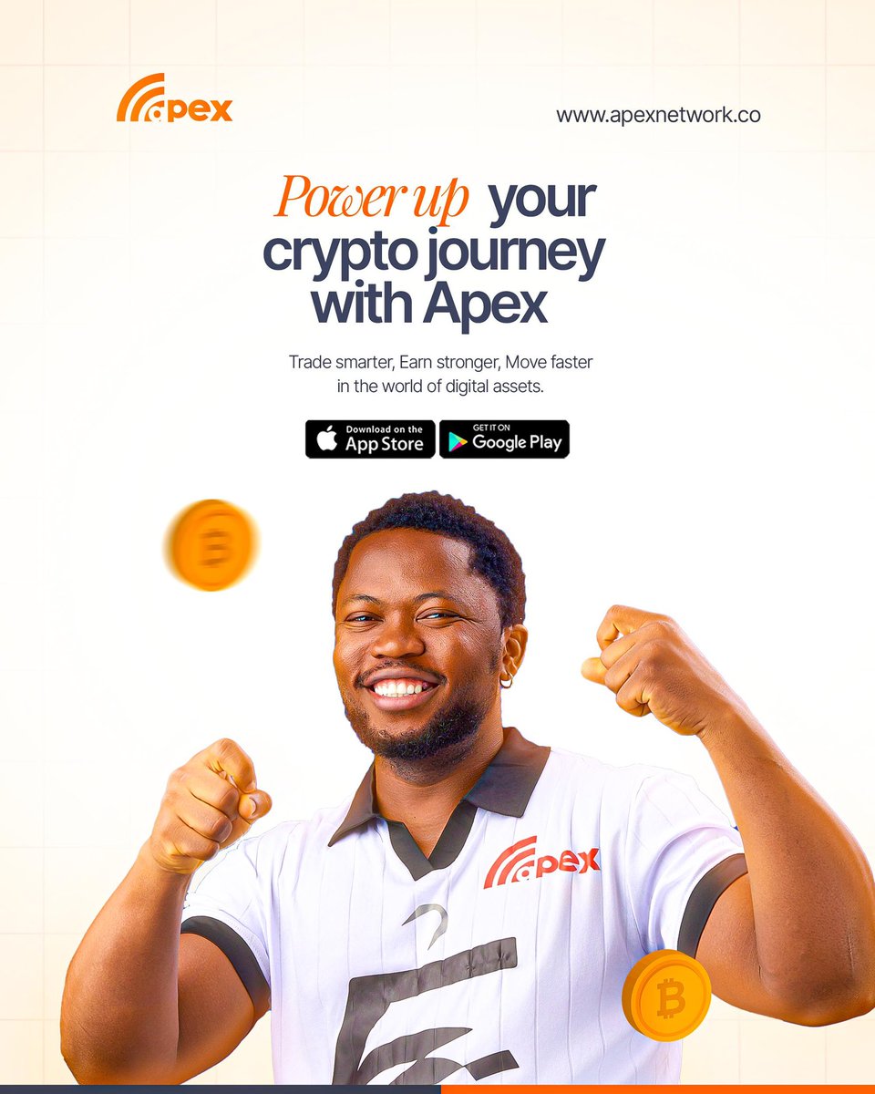 useapexnetwork's tweet photo. Trade smarter with Apex!
Download the Apex app today and start trading with a Boss. 💯
#useapexnetwork #giftcards #crypto #trading https://t.co/BCh6QcYfcD