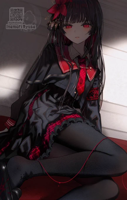 真っ赤な視線 #まのさばニ次創作 #二階堂ヒロ