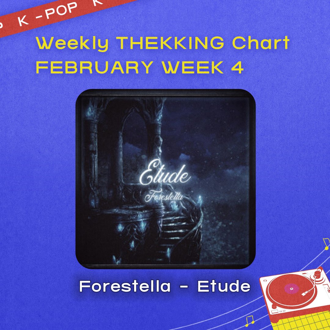 THEK___KING's tweet image. 💿 위클리 덕킹 차트
🎊 2월 4주차 1위 아티스트 발표! 🎊

🏆 #포레스텔라 #Forestella
🎵 #Etude

@official_fore

팬분들의 뜨거운 응원 덕분에 1위에 올랐습니다! 👏
진심으로 축하합니다! 💖

✨ 1위 혜택 안내
🎁 THEKKING 앱 내 팝업 &amp;amp; 배너 노출 (메인, 투표, 충전소)
🎁 팬심서포트 CM보드