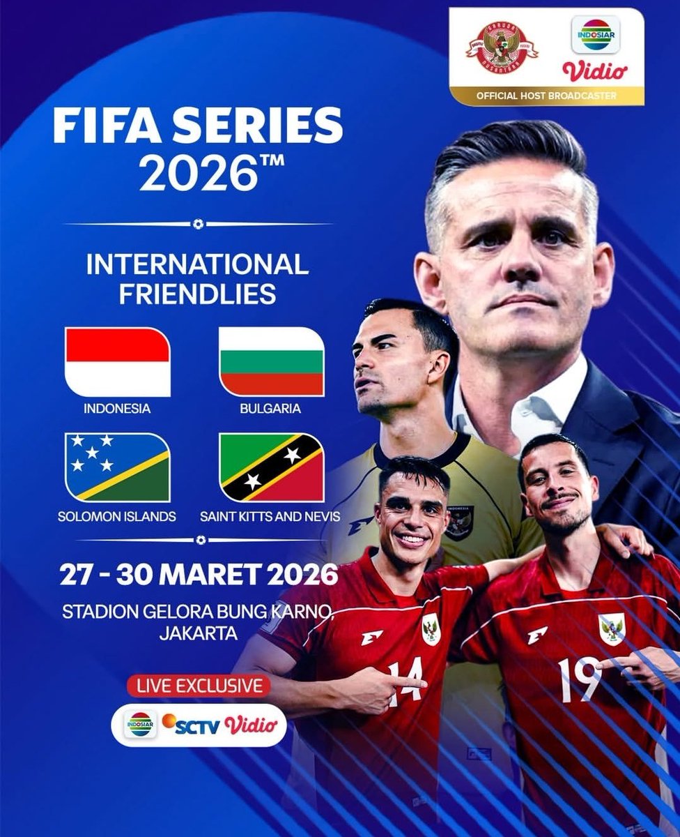 Agenda Timnas Indonesia Friendly Match bulan Maret 2026.

Laga perdana John Herdman! 
Seminggu Setelah Lebaran!!