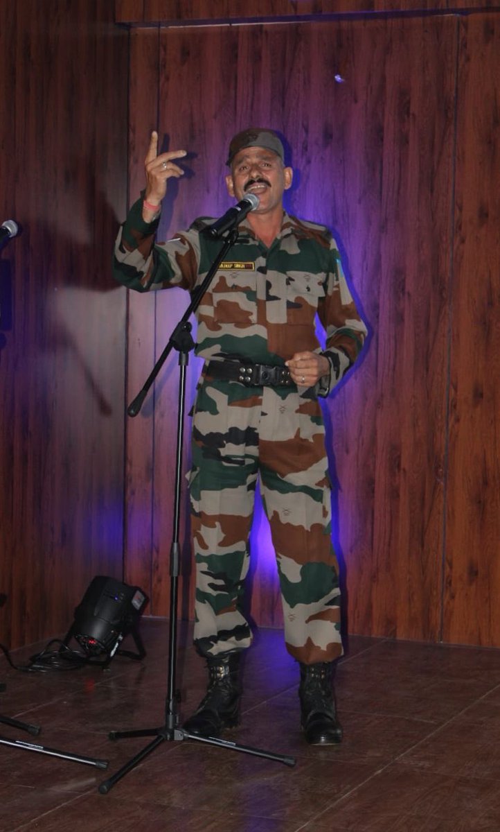 IN_NDKAR's tweet photo. The 79th Raising Day of the Defence Security Corps (DSC) was celebrated with enthusiasm and passion at NSRY Karwar. The 83rd DSC platoon of NSRY put-up a vivid and colourful cultural programme. The chief guest, RAdm Ravnish Seth, VSM, Admiral Superintendent, in his address to the Jawans, highlighted the history, significance and contribution of DSC towards the security of the Nation in general and the critical setup at NSRY in particular.

#DefenceSecurityCorps
#DSC79thRaisingDay

@IN_KTKNA
@IN_WNC