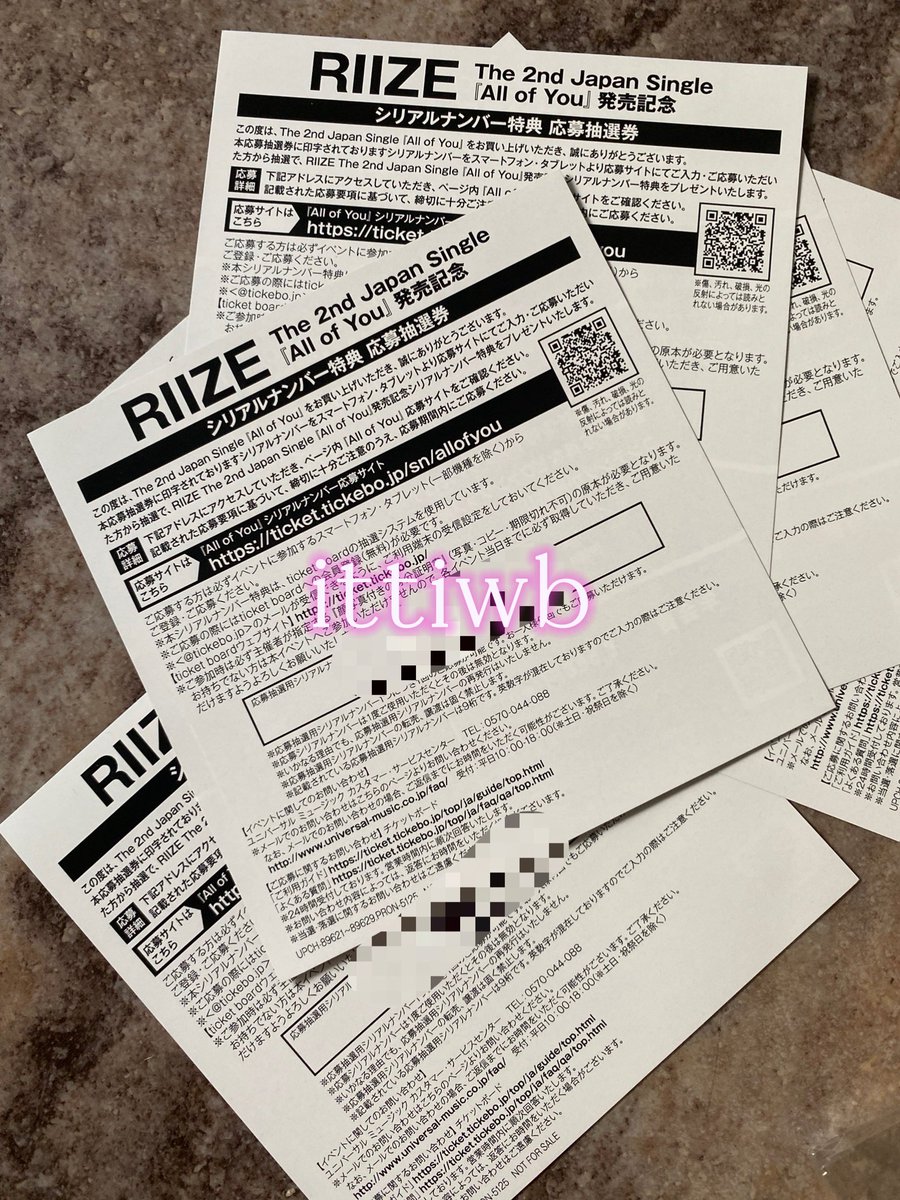 ittiwb's tweet photo. wts All of you

serial code โค้ดบั้ม all of you
80/โค้ด มี 6 โค้ด

สนใจ dm ได้ค่ะ

พร้อมถ่ายให้เลยค่ะ
#ตลาดนัดriize #ตลาดนัดน้องข้าว https://t.co/ZxrLbcQ58x