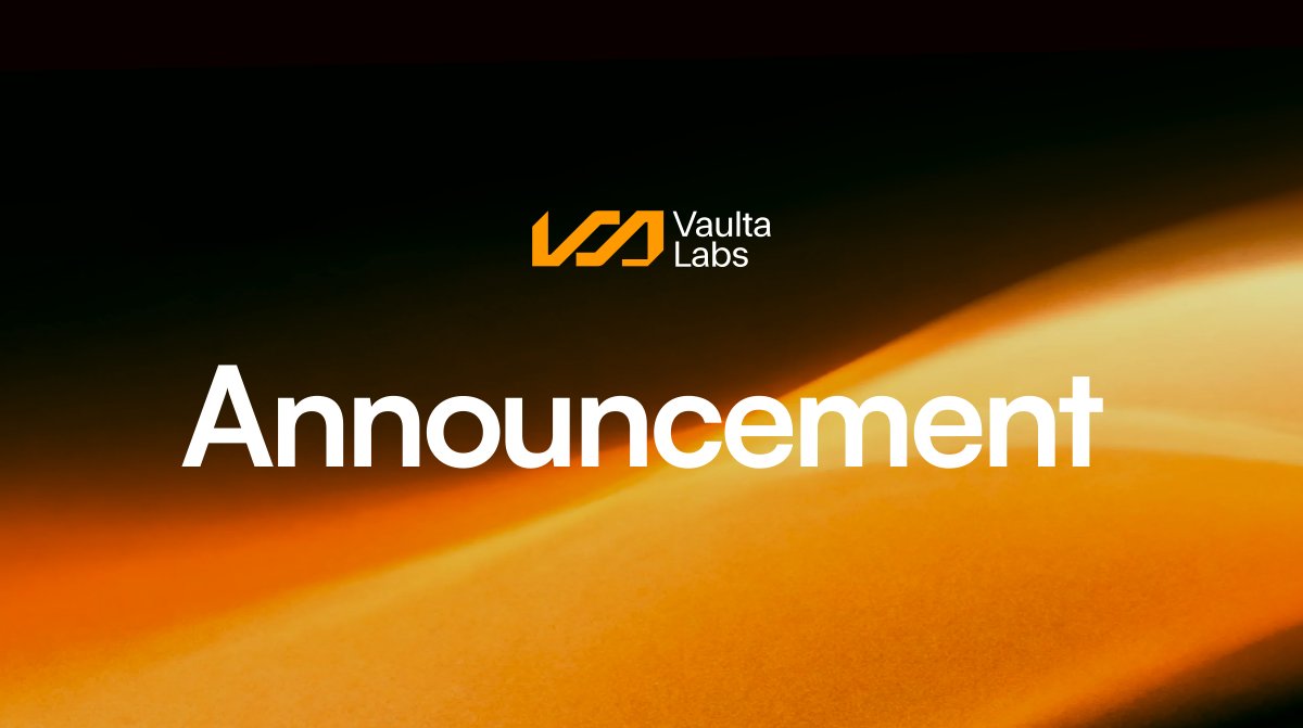 Vaulta Labs tweet media