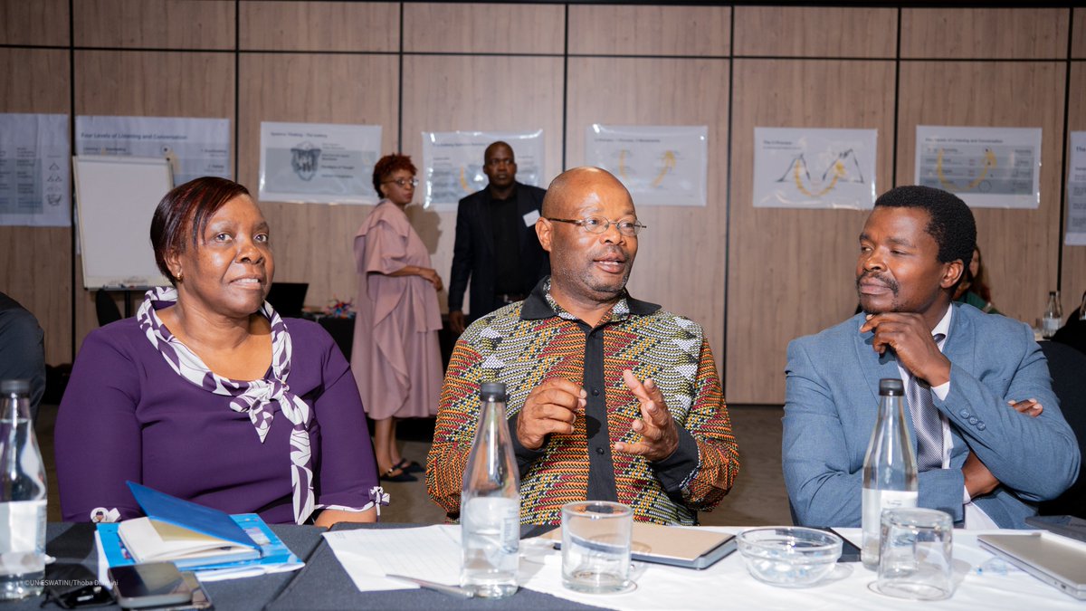 UNEswatini's tweet photo. HAPPENING NOW: Day 2 of the UNCT Retreat - "moving from vision to delivery". Discussions focus on shaping priority joint flagship initiatives and a clear roadmap for implementing the UNSDCF 2026–2030 and accelerating impact. #DeliveringAsOne https://t.co/XUlv9Zei7T