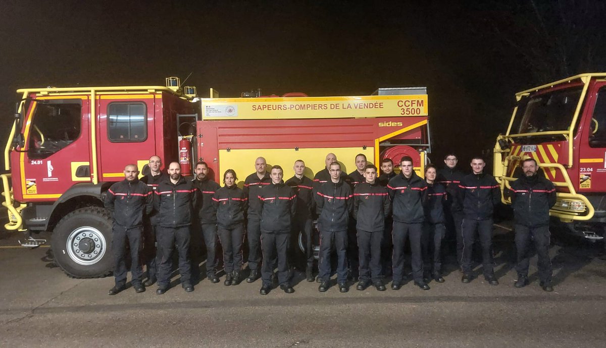 Sapeurs-pompiers de la Vendée tweet media